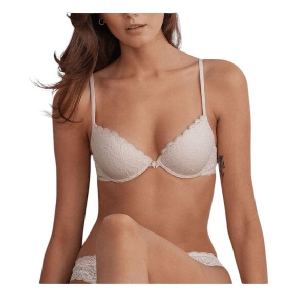 Intimissimi Bellissima Lace Push-up Bra Natural Soft Stretch Lace Underwire Adju - Picture 3 of 10